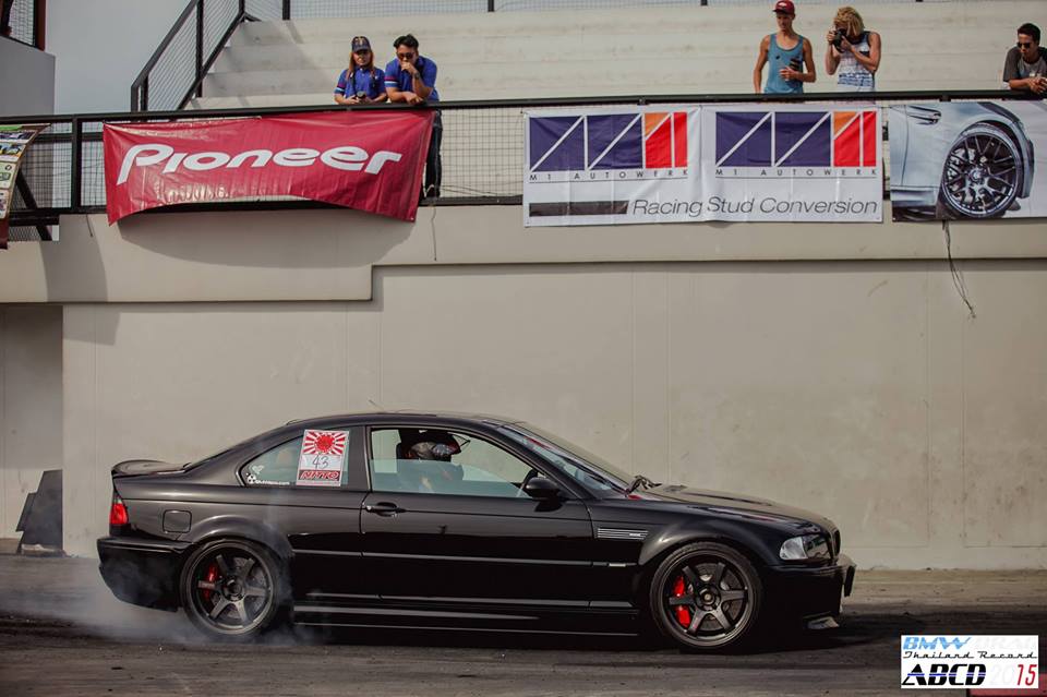  M1 AUTOWERK, an official sponsor of All BMW Clubs Drag 2015 (ABCD). The event took place at Bangkok Drag Avenue (BDA) on 20th December 2015.